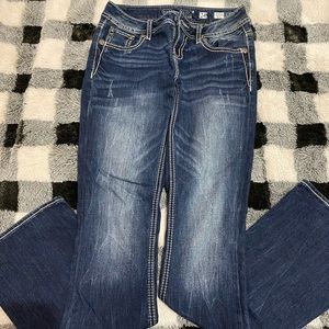 woman’s miss me boot cut jeans